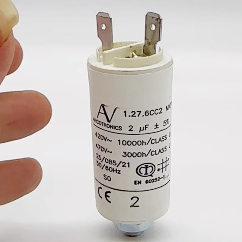 AV Arcotronics 1.27.6CC3 MKP 420V 470v 2UF 2.5UF 3UF 4UF 5UF 8UF 10UF 20UF 25UF 30UF 40UF 60UF Start and run the film capacitor
