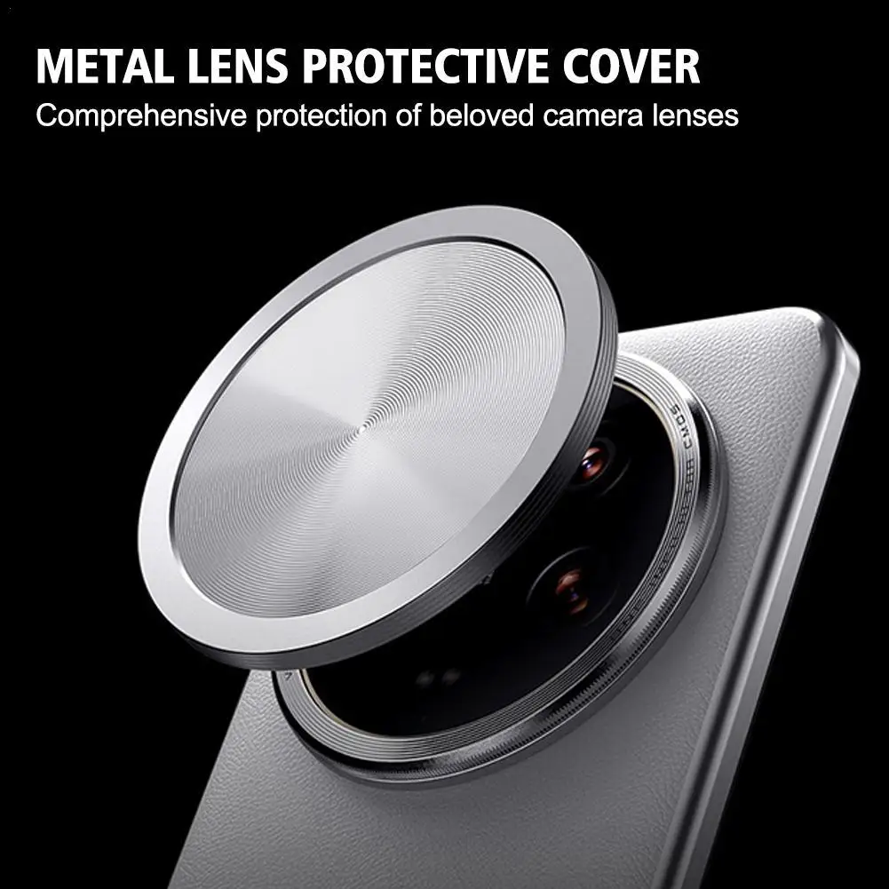 Silver Lens Protective Cover For xiaomi 14 Ultra Photography Set Phone Case Camera lens cap camera protection cap camera lens cover camera cover