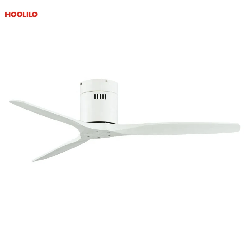 Ceiling Fan 42 52 60Inch Brushed 3Wood Blade DC 85V-260V Motor Decorative Ceiling Fan Ventilator Light Remote Control