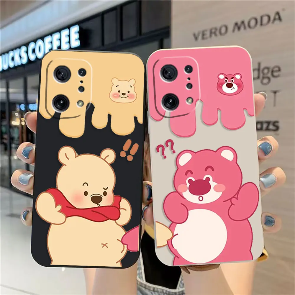 

Case For OPPO OPPO FIND X5 X6 X3 X2 REALME 5 6 7 X7 X50 RENO ACE 2 4G 5G PRO Case Funda Cqoue Shell Capa Cartoon Lotso Pooh Bear