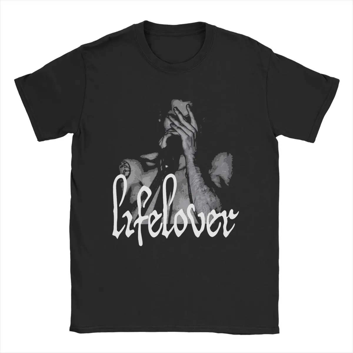 

Lifelover Band Men's T Shirt Funny Tee Shirt Short Sleeve Crew Neck T-Shirt Pure Cotton Plus Size Tops
