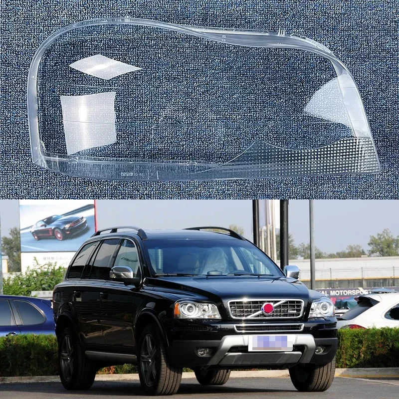 

Car headlight cover for Volvo xc90 headlight 2003-2014 Car Accessories transparent glass cover headlight shell lamp surface