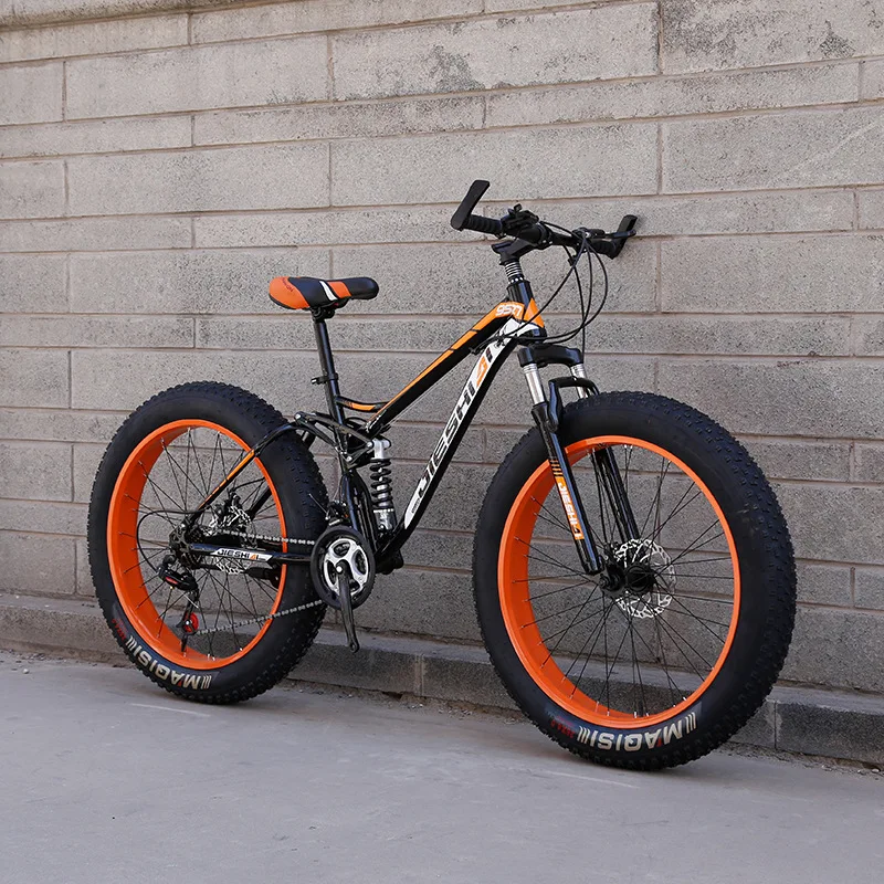 Mountain Bike Adult Off-Road Beach4.0Large Tire Dual Shock Absorption Variable Speed Bicycle for Male and Female Students 5