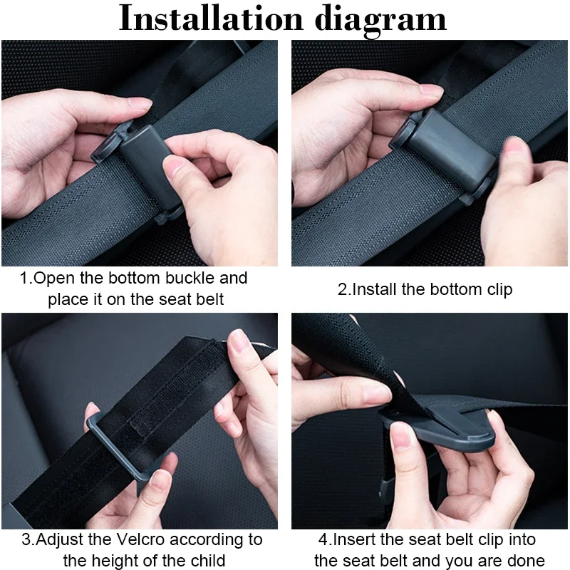 Car Child Seat Belt Adjustment Holder Anti-stroke Belts Anti-Neck Safety Shoulder Belt Children Seatbelt Positioner Kid Security