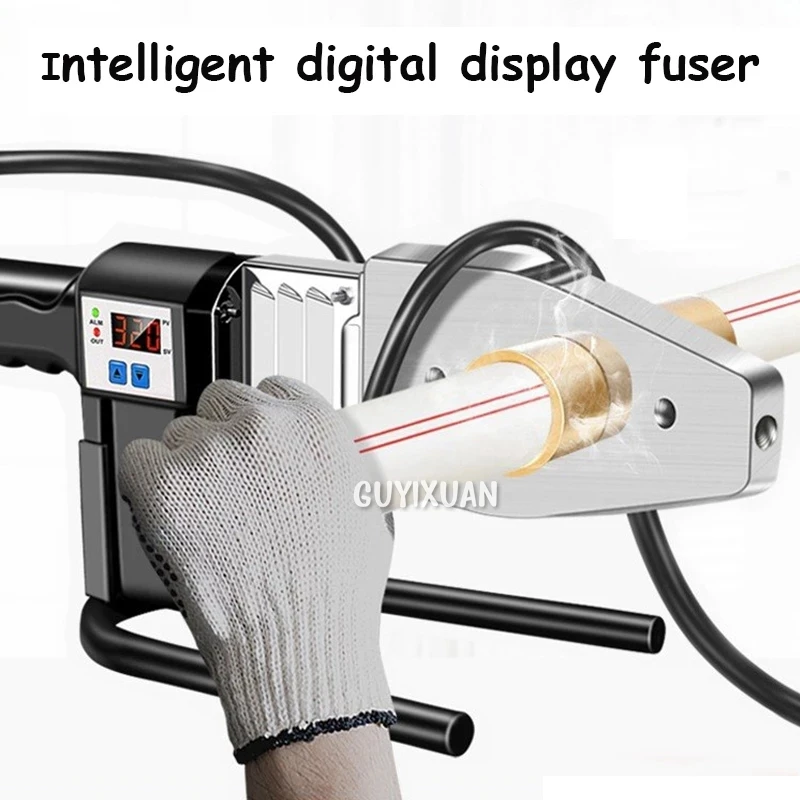 PPR hot melt machine Household hot melt welding machine Water pipe hot container does not stick to die head fuser 20-63mm