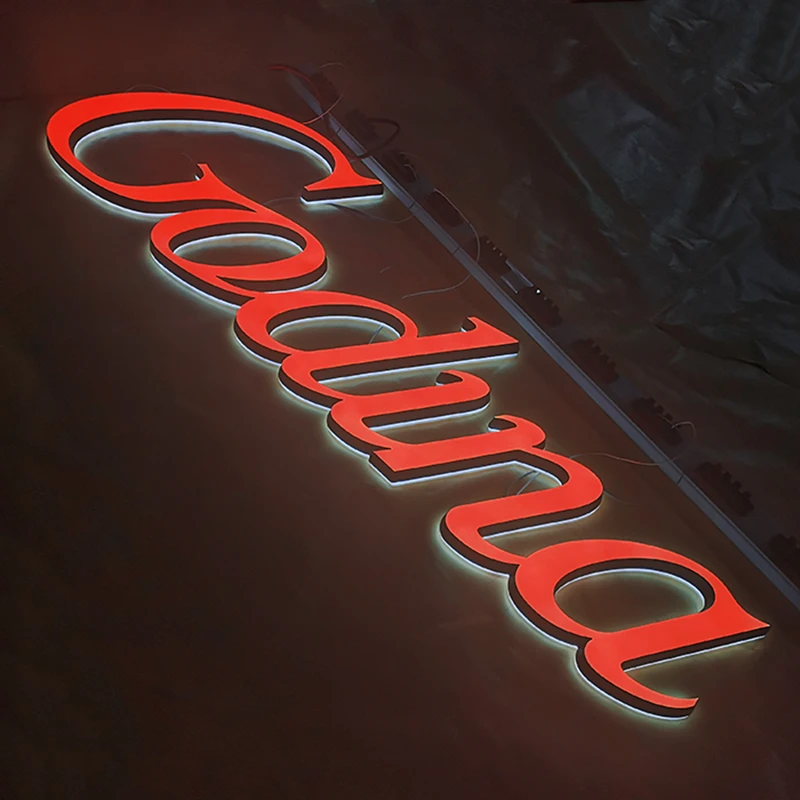 3D Banners Signboard Outdoor Acrylic Letter For Store Channel Letters 3D Led Shop Letters
