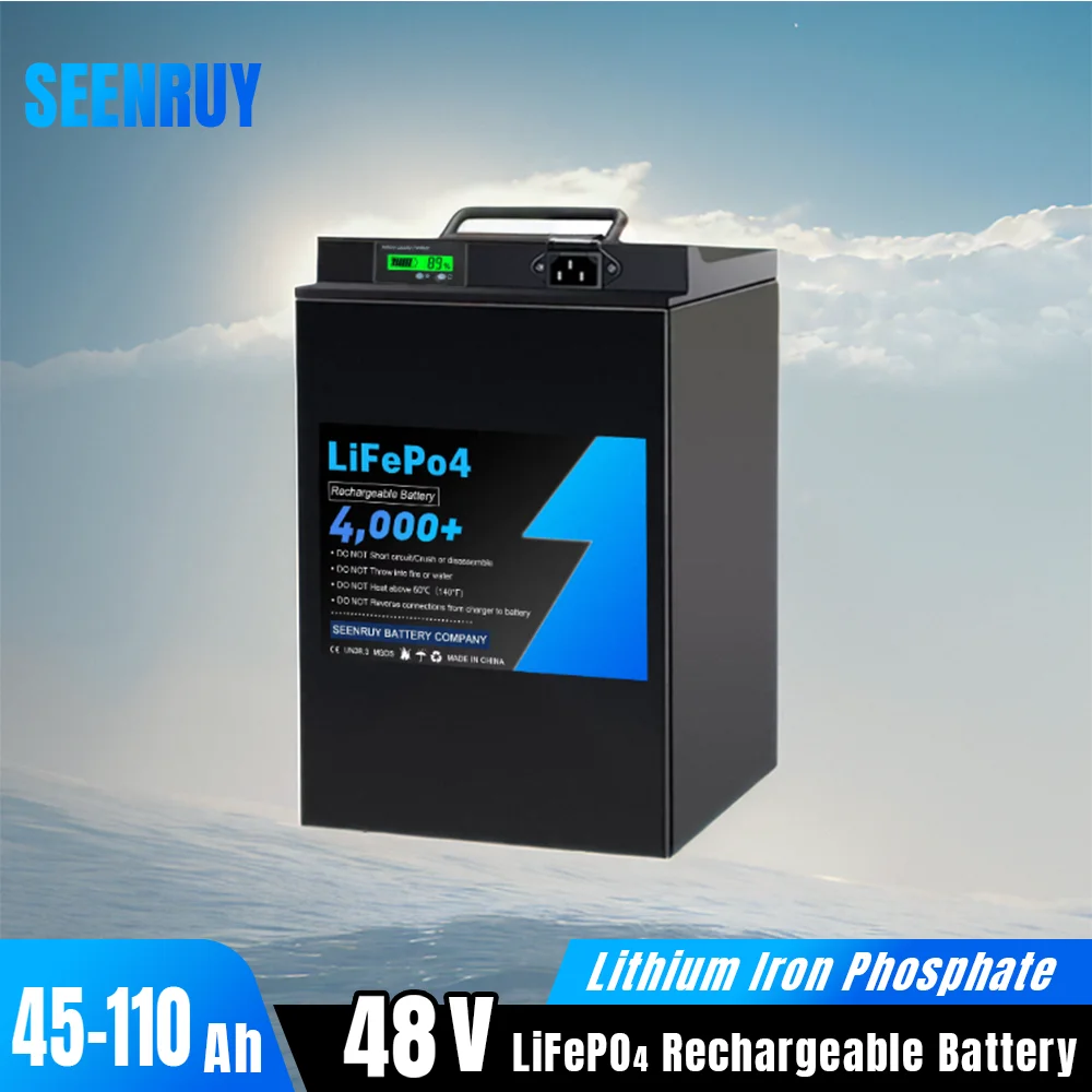 48vLifepo4ebikebattery16S60AH85AH100AH110AHfor5000WGolfcart