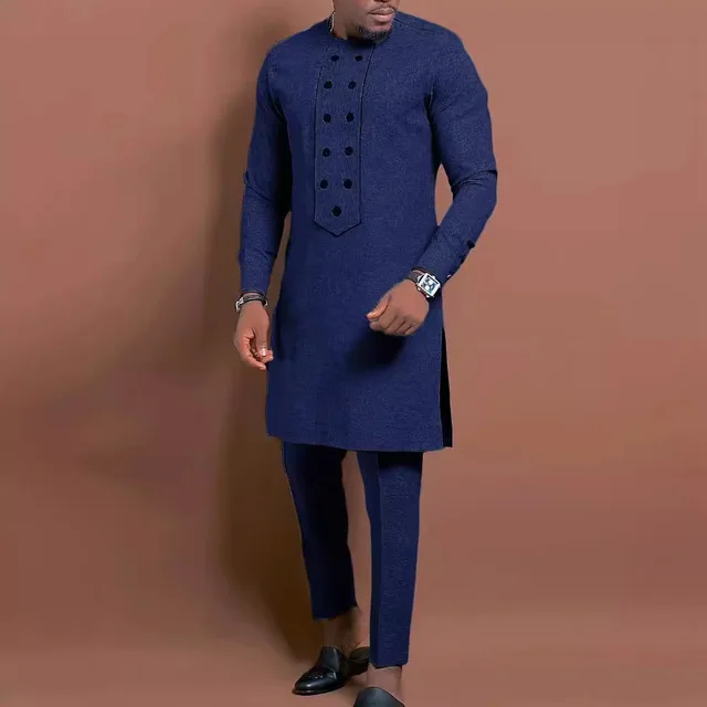 Kelechi Long Sleeve Button Outfit - Image 4