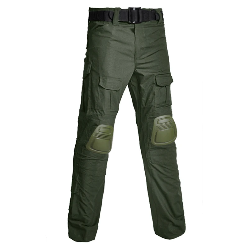 HAN WILD Combat Pants +Knee Pads Airsoft Tactical Pants Men Trousers Wear-resistant Hunting Camo Airsoft Paintball Work Clothing