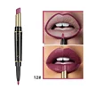 16 Color Double Ended Lipstick + Lip Liner, Smudge Proof Swivel Stick, Soft Matte Long Lasting Lipstick Valentine's Day Gifts 4