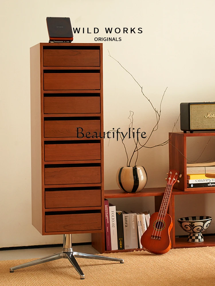 

Rotating Bookcase Mid-Ancient Storage File Cabinet Locker Study Living Room Modern Minimalist Bauhaus