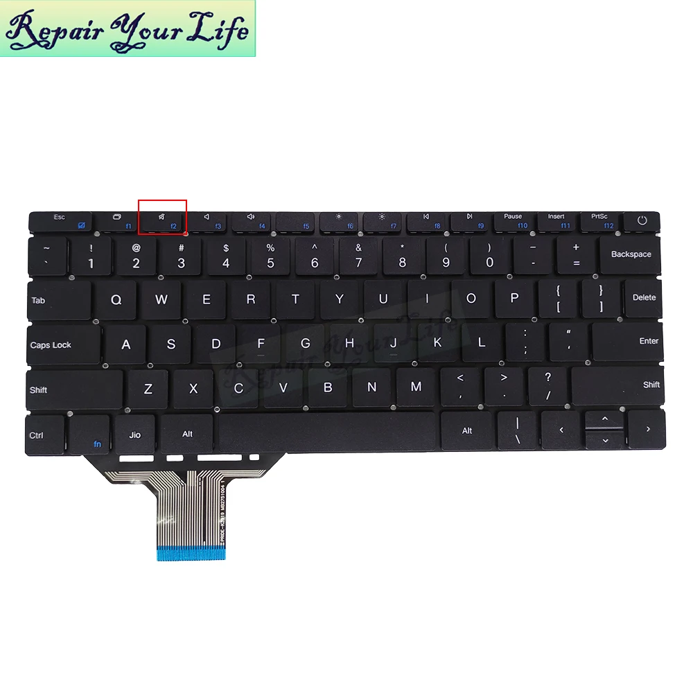 Inglês Teclado para Geo Computadores Geobook 1e 11.6 Teclado para Notebook Reino Unido Euro Mb2751004 Yxt-nb93119 Pride-k3919 uk - Imagem 6