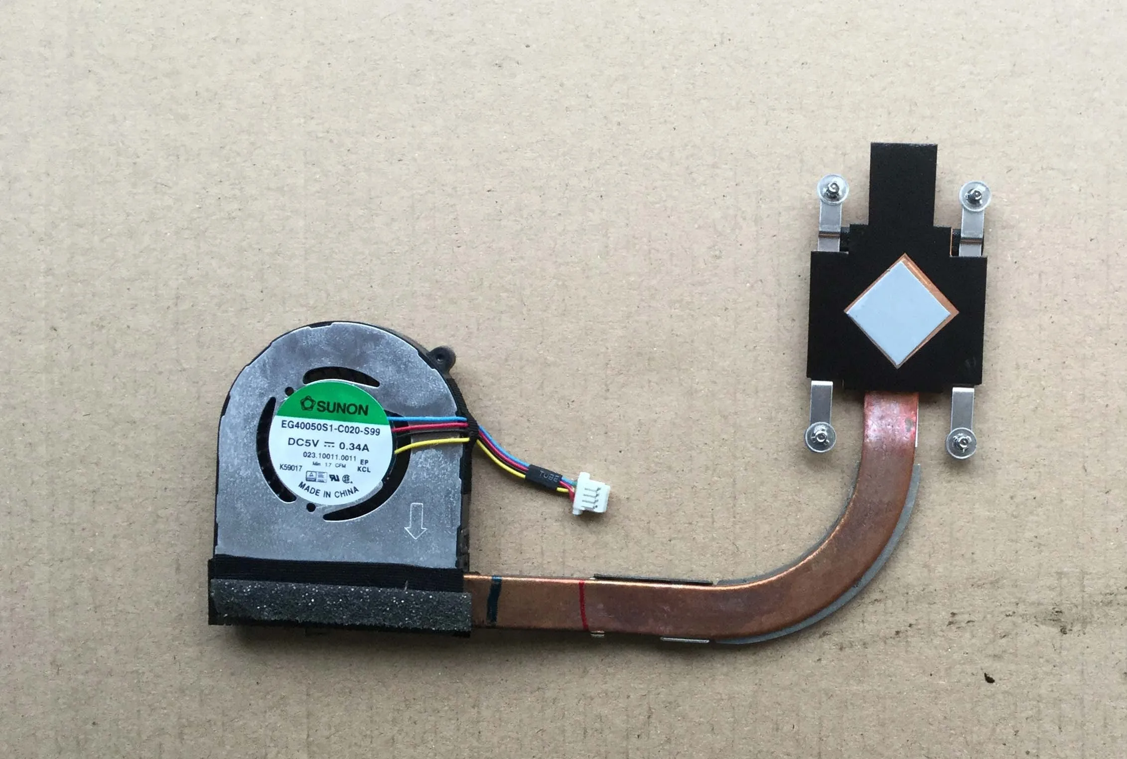 heatsink cooling fan dell inspiron 11 3147 3157 3148 03TJF6 0KR2R4