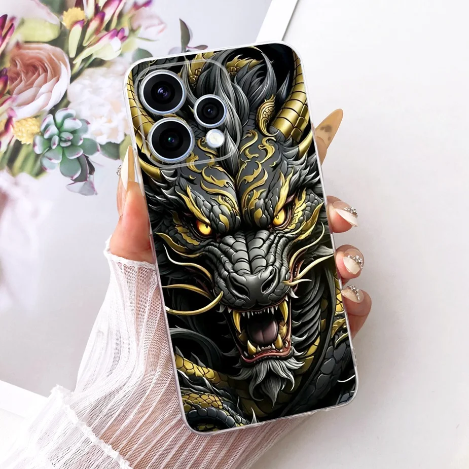 Colorful Flowers Painted Soft Slim Phone Case