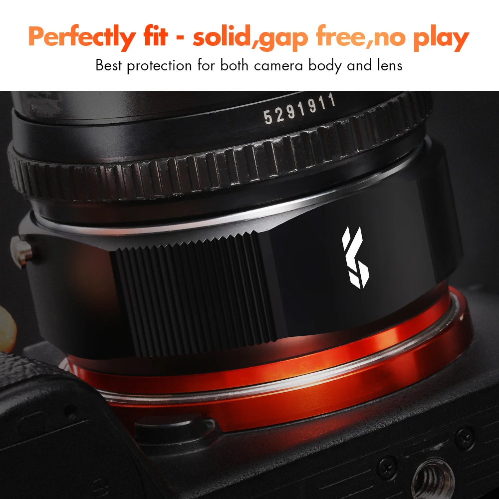 K&F Concept MD auf E Pro Objektivadapter für Minolta MD MC Objektiv auf Sony E Mount a5000 a6600 A7C a1 A9 A74 A73 A7RIV NEX NEX5 NEX7 – Detail 2