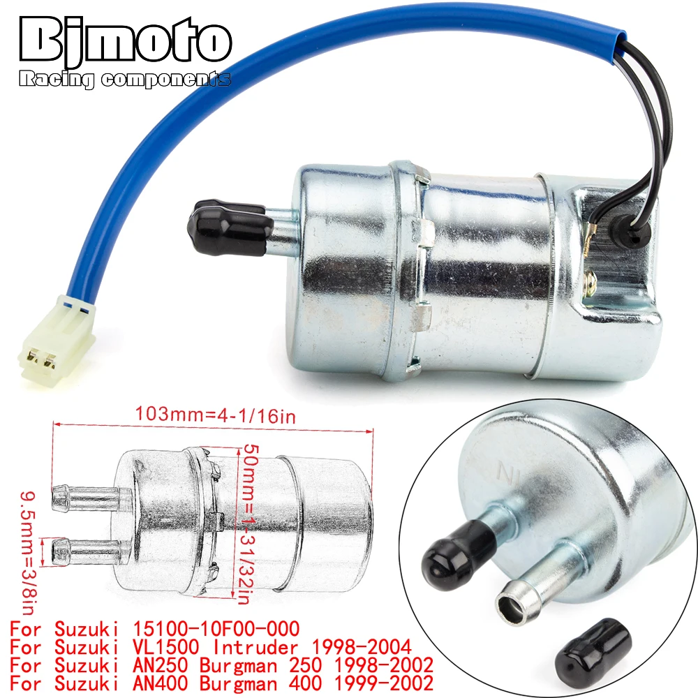 

Топливный насос VL 1500 для Suzuki 15100-10F00-000 VL1500 Intruder AN 250 400 Burgman 250 400 1998 1999 2000 2001 2002