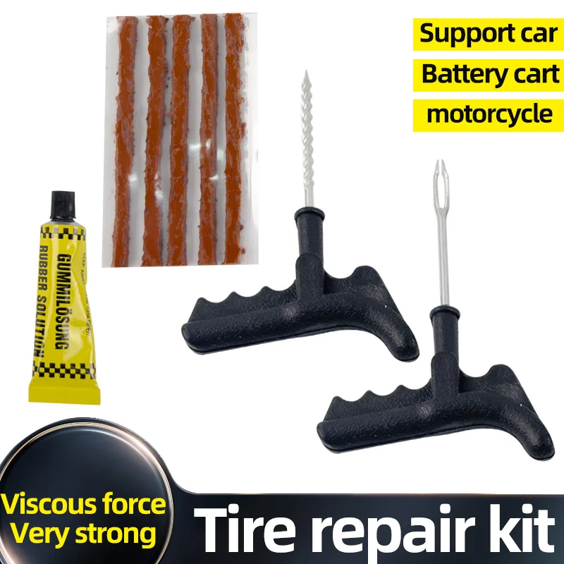 Vacuum tire special emergency quick tire repair tool for electric vehicle motorcycle repair tool set