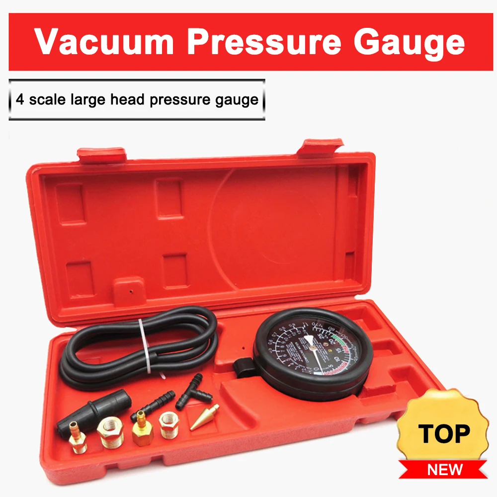 Vacuum gauge car professional maintenance tool car maintenance instrument negative pressure vacuum pressure gauge repair tool