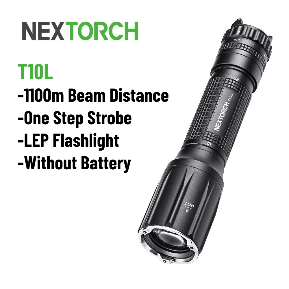 Nextorch 1100 Meters Long Range Flashlight High Power Rechargeable Led Flashlight Torch Search Light Without Battery