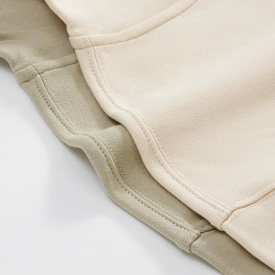Herren 100% Baumwoll-Hoodies für den Herbst Hochwertige Lässige Kapuzenpullover Locker Sitzend Luxus Streetwear Terry Reißverschluss-Sweater Unisex – Detail 10