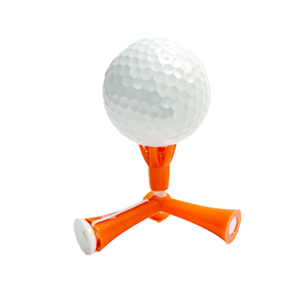 

5 Pieces Plastic Golf Tees Ball Holder Reusable Driving Range Nails Golfers Training Aids Practice Outside Pitch