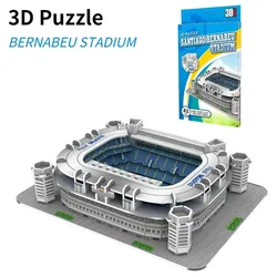 Ultimate DIY 3D Soccer Stadium Puzzle for Kids - Educational & Creative Toy Gift (Bernabeu Stadium)