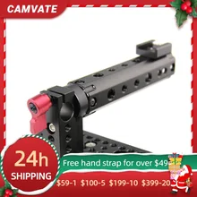 

CAMVATE Top Plate Handle Grip With 1/4"-20 Thread Screw & Cold / Hot Shoe Mount Specially For BlackMagic Camera BMCC Cinema 2020