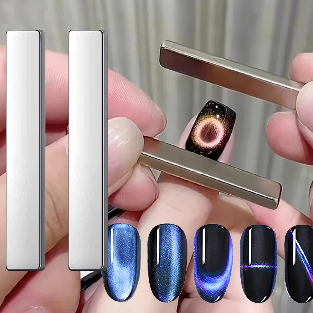 Magnet Strip 6*0.8CM Super-Strong 3D Cat Eye's Painting Magnetic French Line Strip Multi-Function Magnet Rod Stick For Nail Art cat eye nail tool,magnetic nail art tools,magnetic nail pen,magnetic nail tools,nail care tools