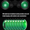 BORWOLF 8X40 HD Professional Zoom 26MM Large eyepiece powerful Binoculars Light night vision for hunting telescope 2