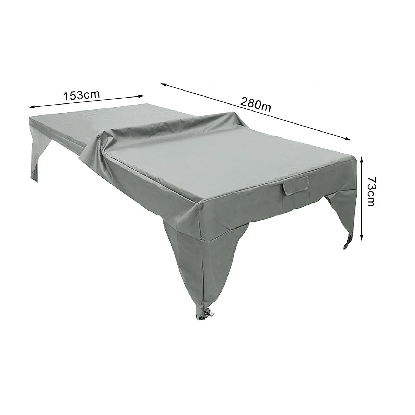 Ping Pong Table Cover Ping Pong Accessories Premium Courtyard Sun Protection Water Resistant Table Tennis Cover Dust