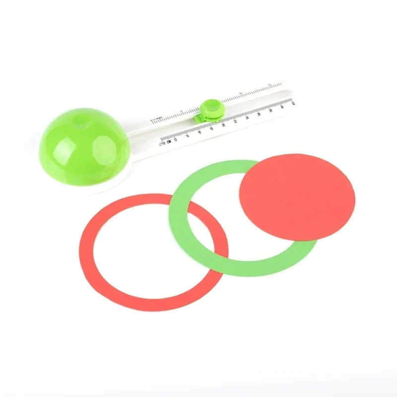 Round Cutting Knife Patchwork Compass Circle Cutter Round Paper-Cutting Machine Scrapbooking Cutters Cards DIY Tools Accessories