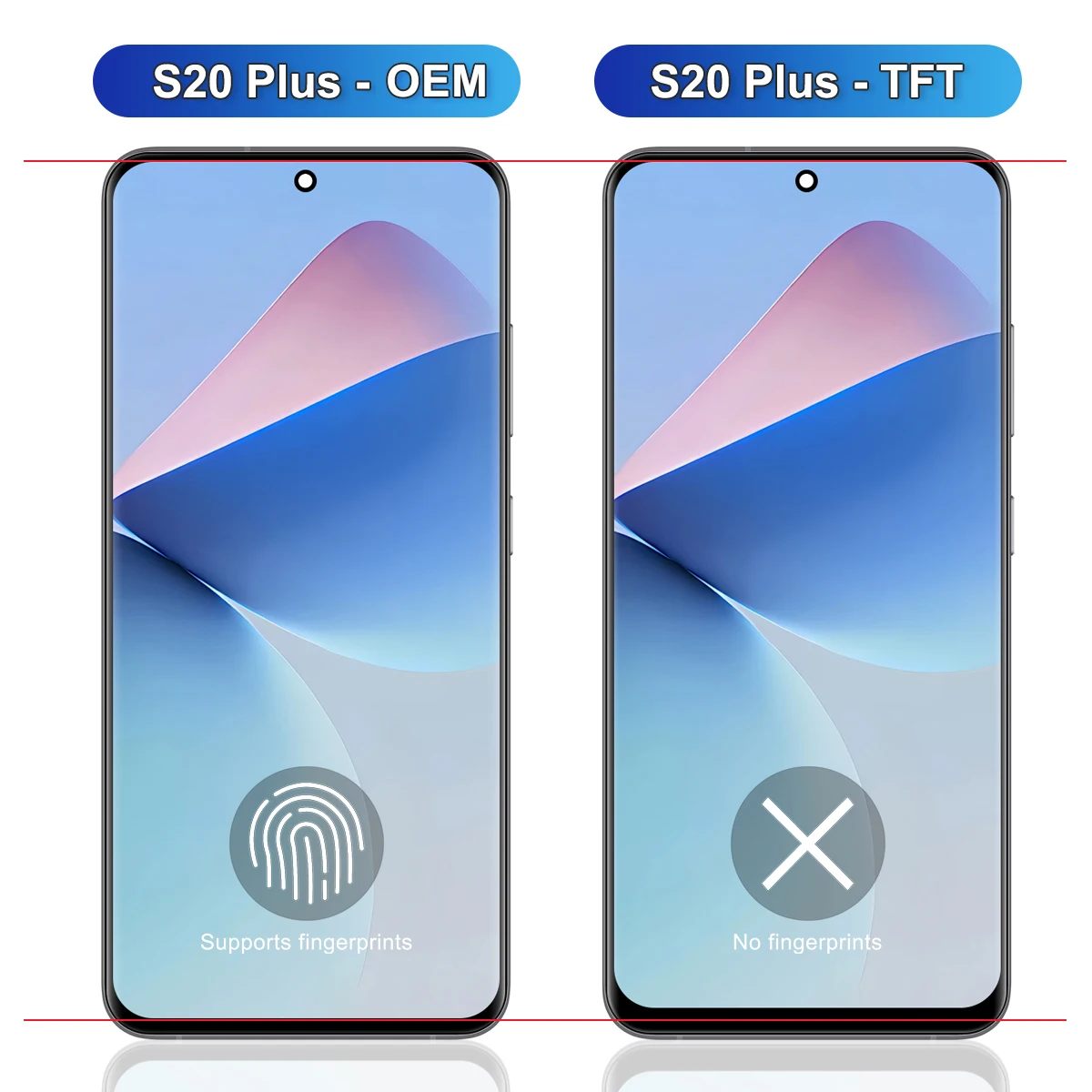 TFT LCD Display Touch Screen Digital Assembly for Samsung Galaxy S20 Plus G985F/DS G986B S20+ Display lcd screen replacement