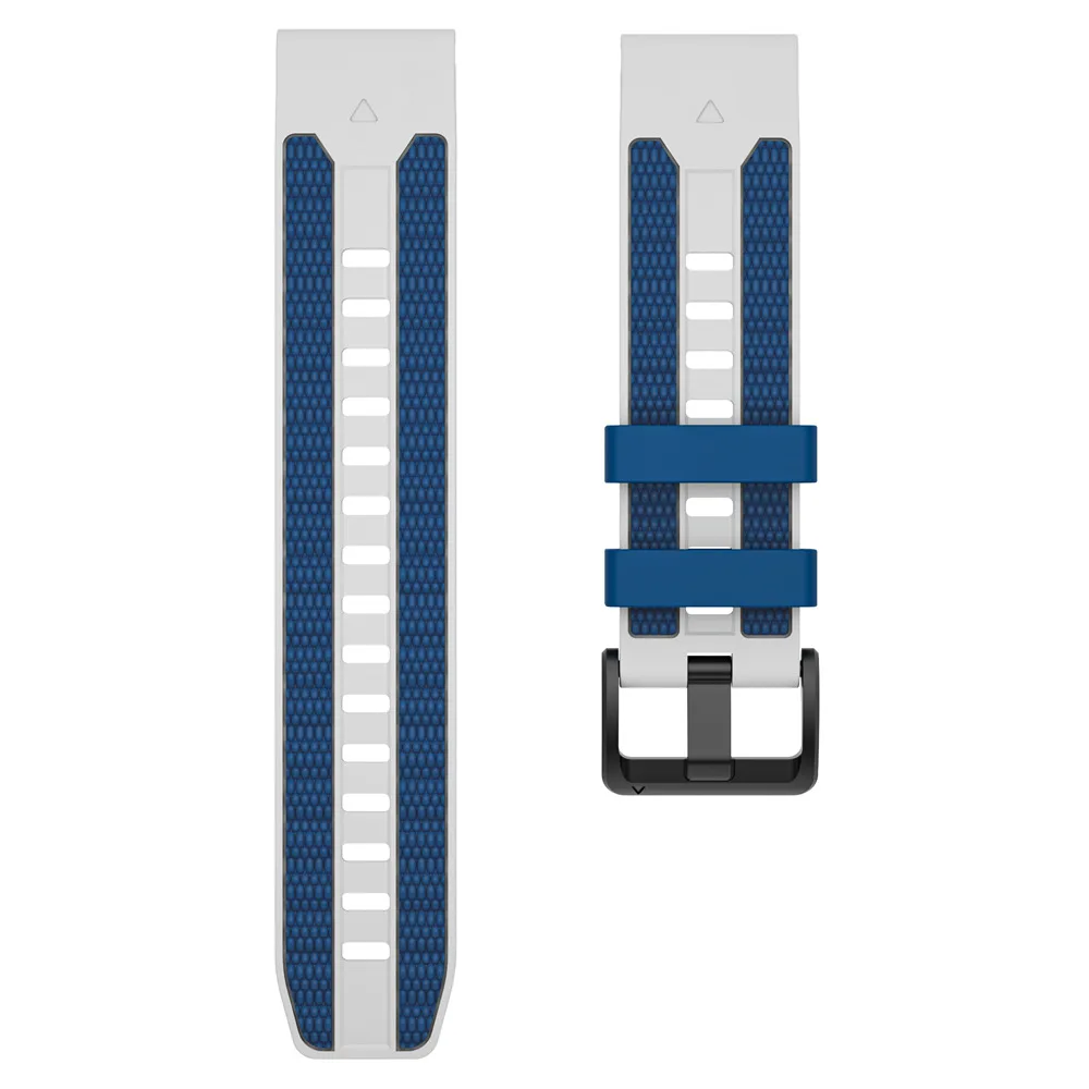 Silicone QuickFit Watch Band - 26mm/22mm Strap for Garmin Fenix & Epix Pro