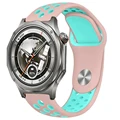 Pink teal green