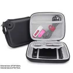 Shockproof Compact External Hard Drive Carrying Case (Black)