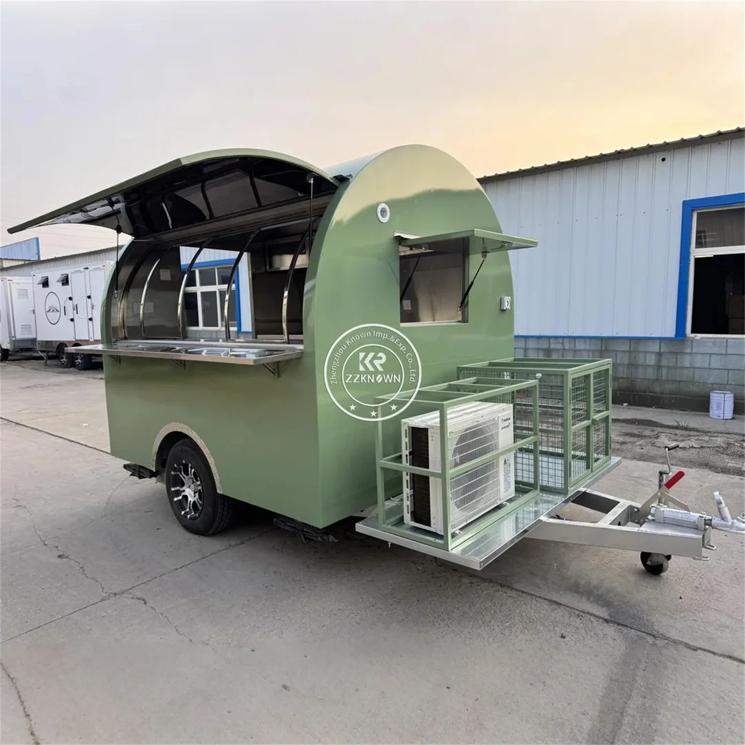 Customized Size Food Truck Mobile Kitchen Ice Cream Truck Coffee