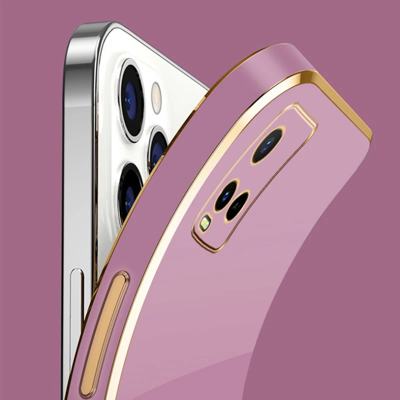 Shockproof Bumper Color TPU Frame Transparent Matte Hard Case