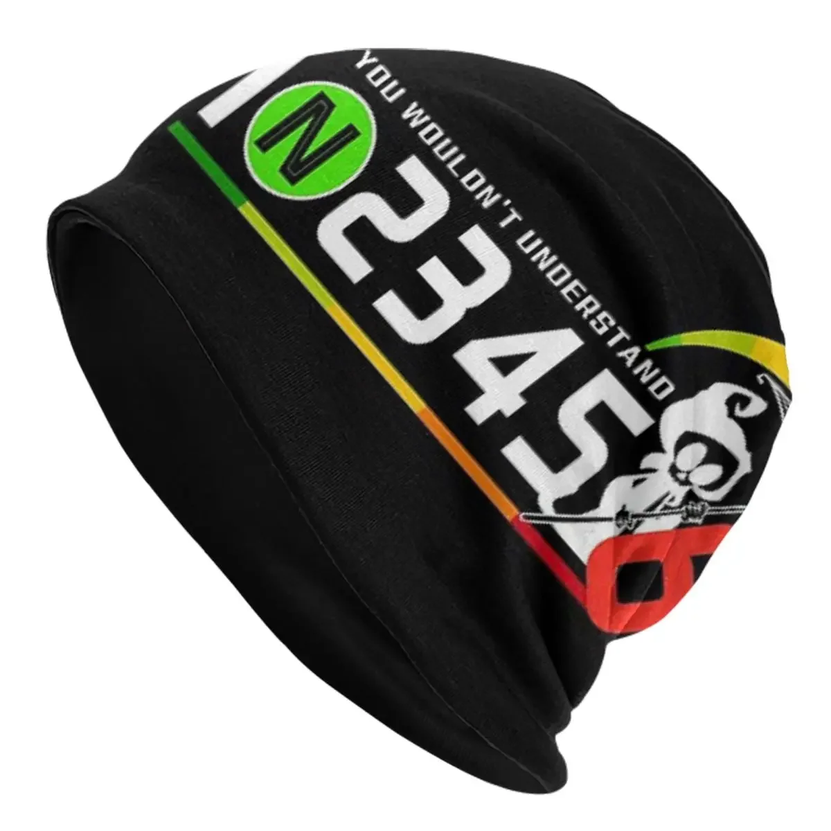 

1N23456 Motorcycle Gear Biker Skullies Beanies Hats Warm Autumn Winter Outdoor Cap Knitted Bonnet Caps for Unisex Adult