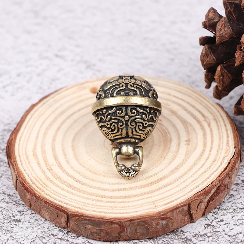 Wind Bell Pendant Handicraft Drop Bell Key Car Button Sect Bronze Creative Gift Fengshui Home