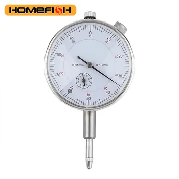 HOMEFISH 2025 Dial Indicator Gauge Tool Precision Meter 0.01 Resolution Accuracy Measurement Instrument Tools