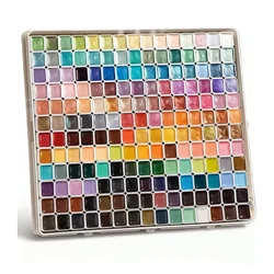 Luminous Metallic Watercolor Paint Set - Portable, Lightweight, High - Pigment Starry Shades, Ideal Artist's Collection, Perfect Gift (180 Color)