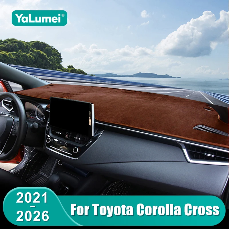 Hybrid Car Dashboard Sun Shade Cover - Non-slip Instrument Desk Accessories