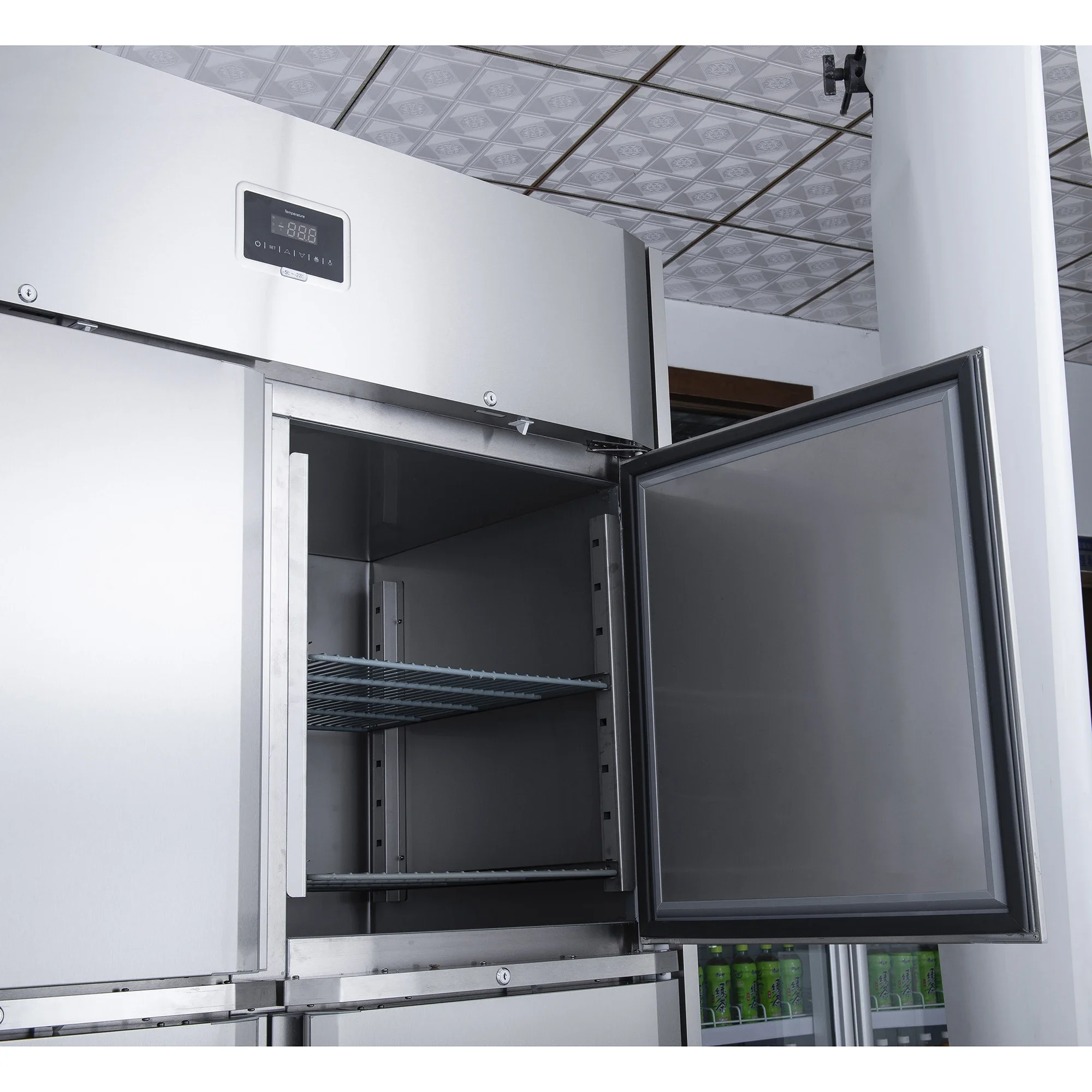 Belnor vertical refrigerator refrigerated cabinet meat display refrigerator - Image 3