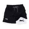 Men's Fitness Two-in-one Shorts Double-layer Beach Pants Trendy Printed Sports Shorts Outdoor Training Running Shorts M-3XL 6
