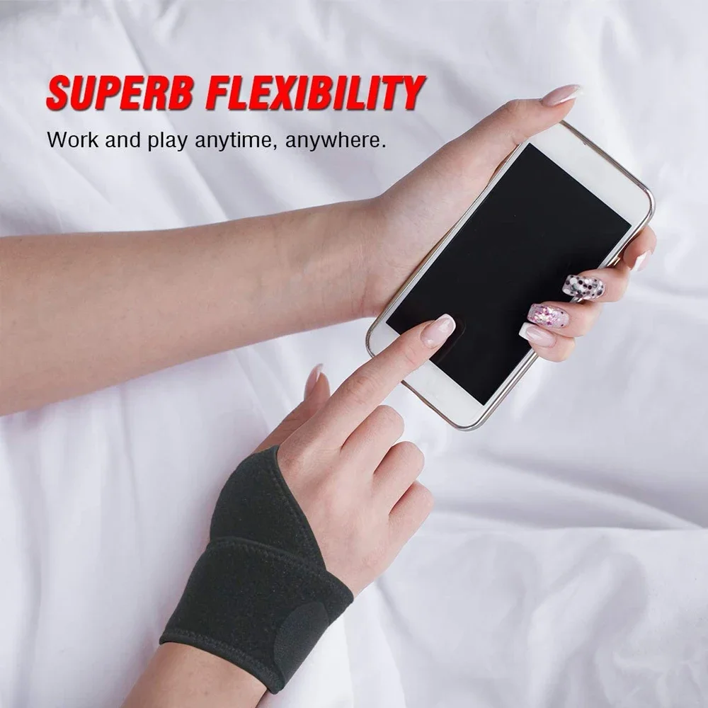 1Pcs Wrist Compression Wrap Hand Support Women Men Sprain Wrist Brace Tendonitis Pain Relief Carpal Tunnel Wraps Sports