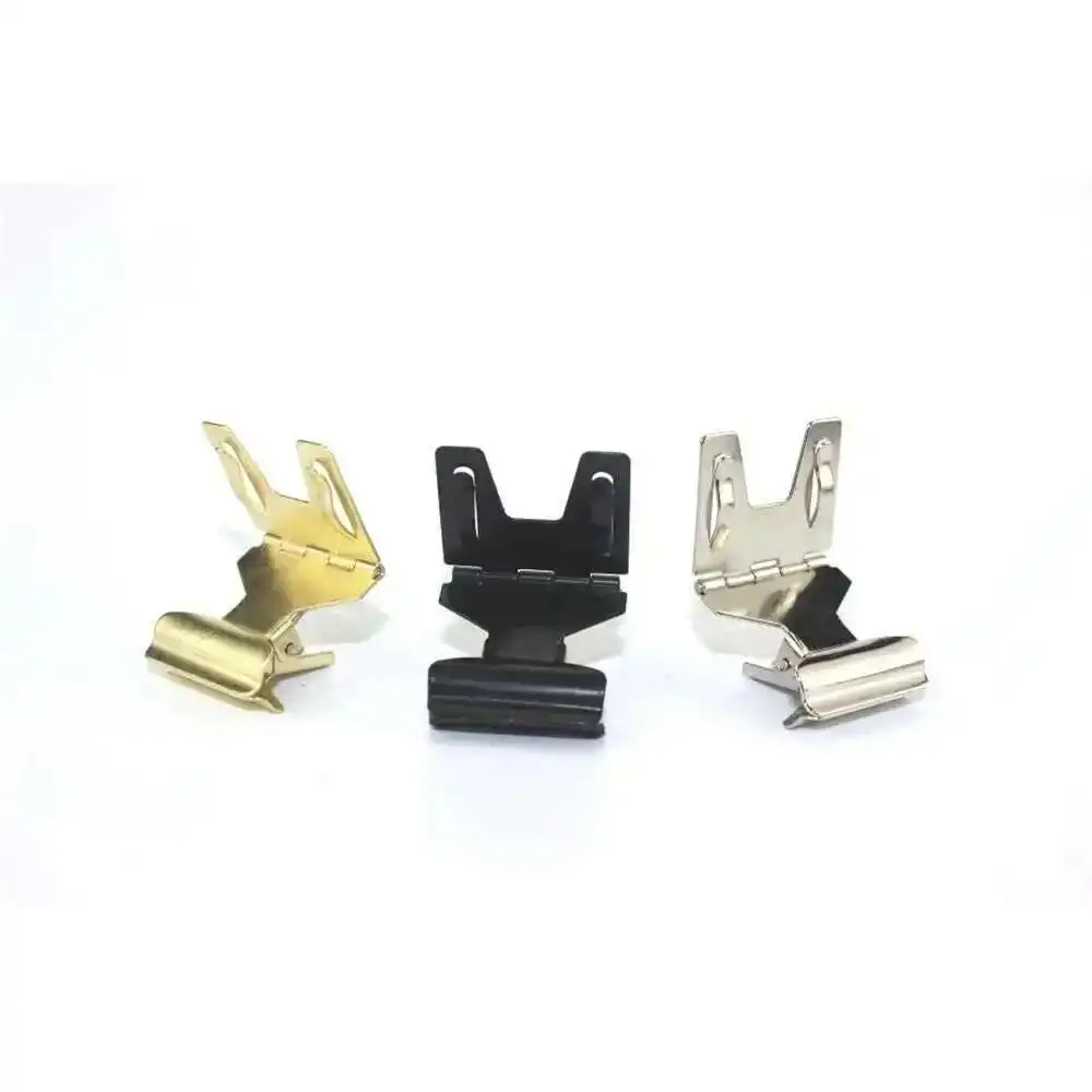 Pop Metal Clip Bakery Shop Price Tag Sign Card Display Snap Label Holders Silvery Gold Black Advertising Clamp