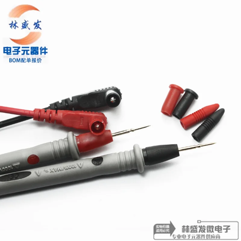 1Pair Test lead wire sharp end 1000V 10A 20A Special tip goldplated