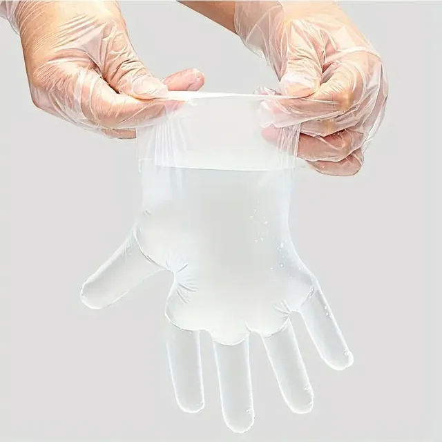 Disposable Gloves Hand Gloves For Bathroom Cleaning 100Pcs