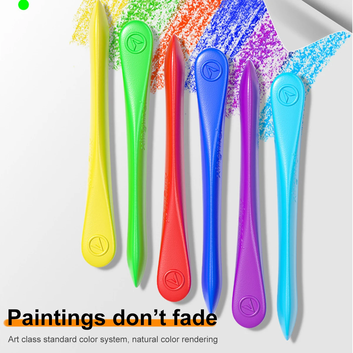 Non-Messy Washable - Erasable - Plastic Color Crayons 4