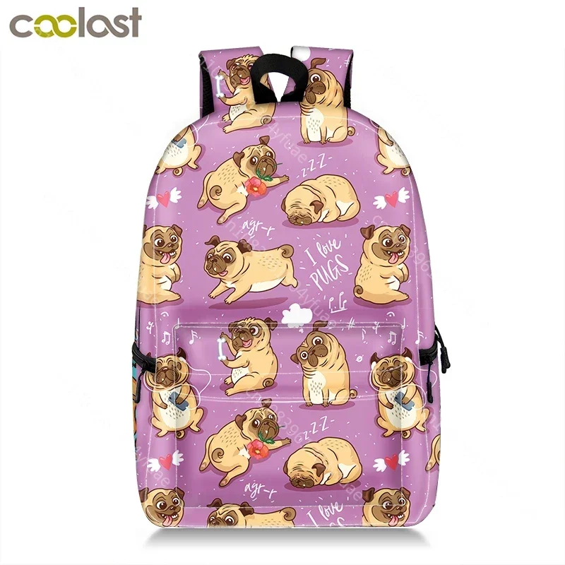 Funny Puppy Dog Cat Sloths Students Backpack  College Student Mochila Rucksack Kid School Bags Women Laptop Backpack